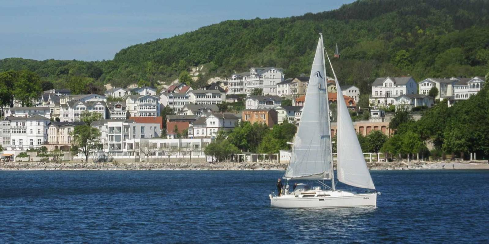 Villa Fernsicht - Wohnung Nr 1 - Mit Meerblick Sassnitz Dış mekan fotoğraf
