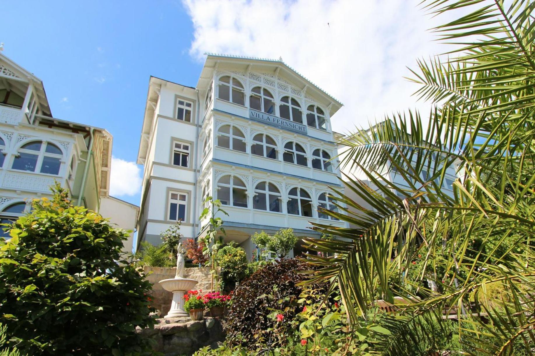 Villa Fernsicht - Wohnung Nr 1 - Mit Meerblick Sassnitz Dış mekan fotoğraf