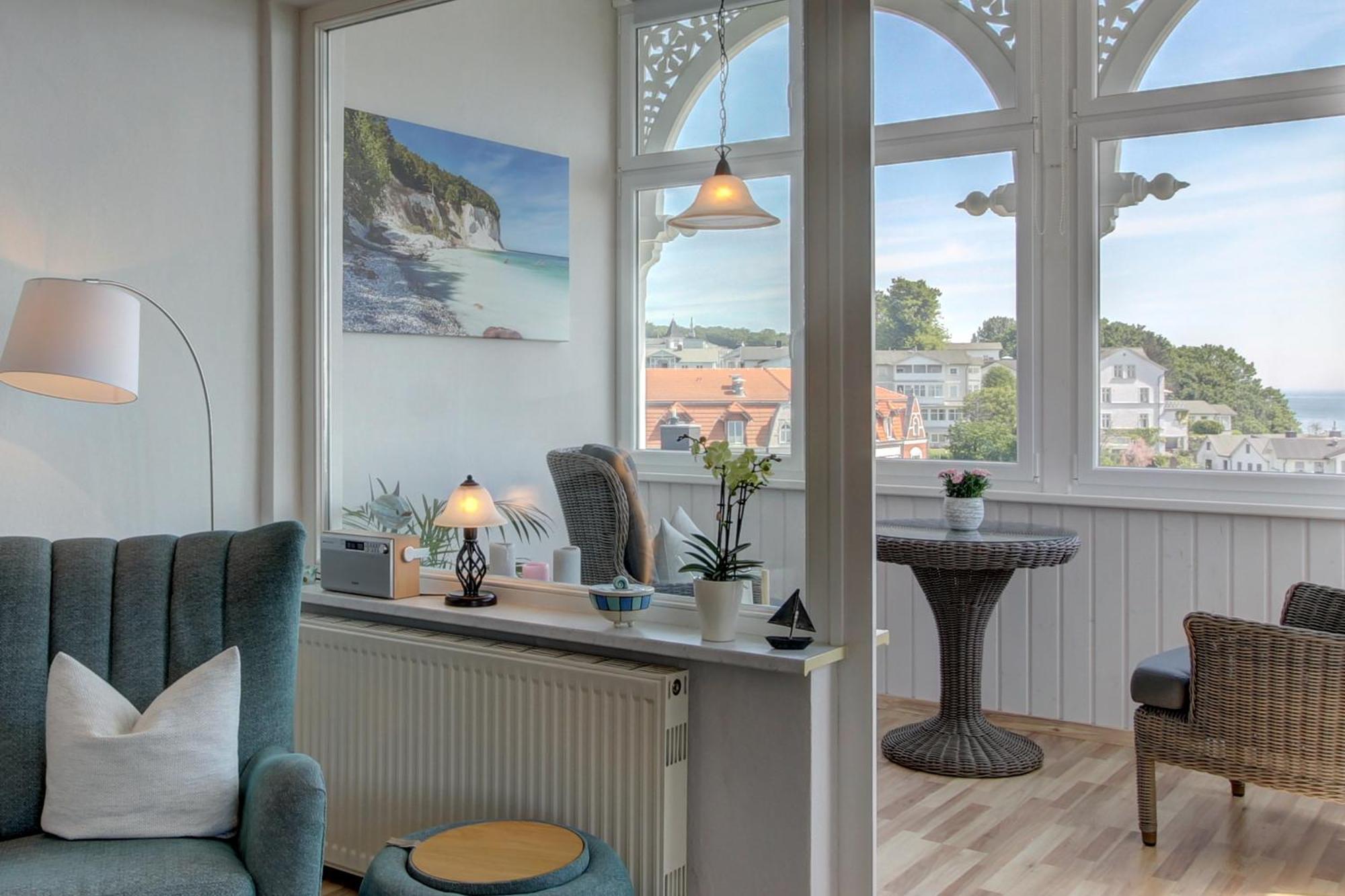 Villa Fernsicht - Wohnung Nr 1 - Mit Meerblick Sassnitz Dış mekan fotoğraf