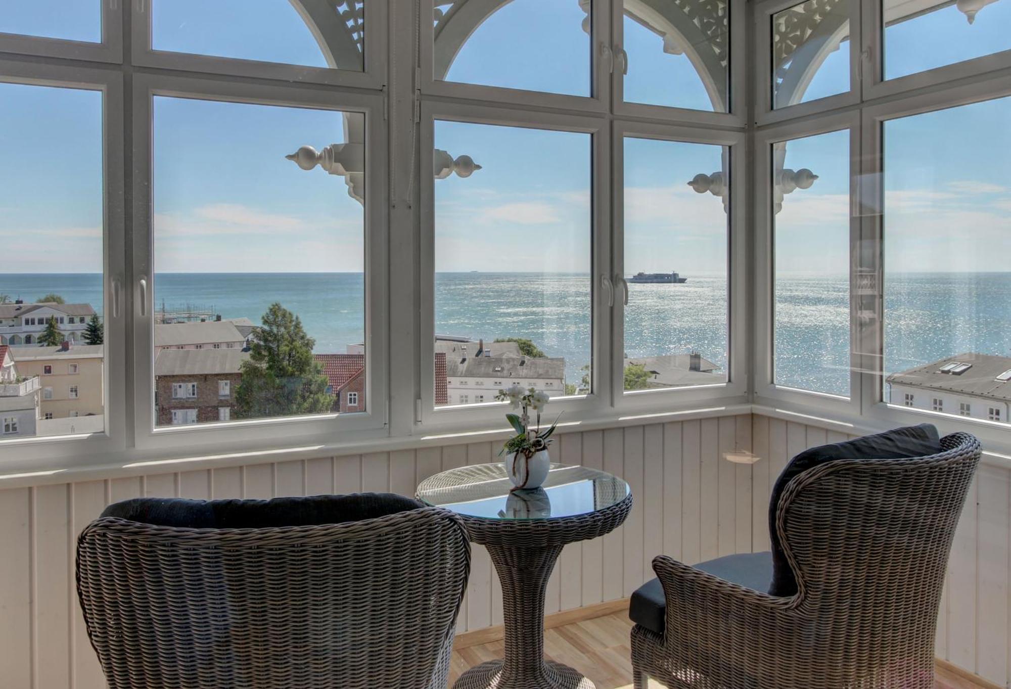 Villa Fernsicht - Wohnung Nr 1 - Mit Meerblick Sassnitz Dış mekan fotoğraf
